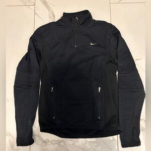 Women’s Nike Sphere Thermal Black Quilted 1/4 Zip Sz XS